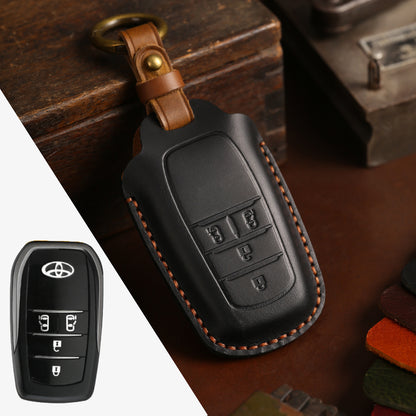 Premium Leather Key Cover Case For Toyota Alphard