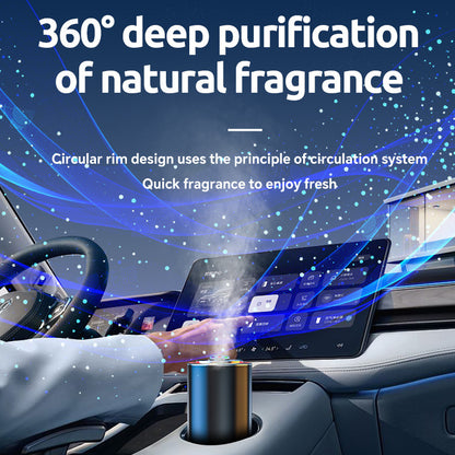 Smart Car Air Fresheners Diffuser With Star Projector and Auto Spray