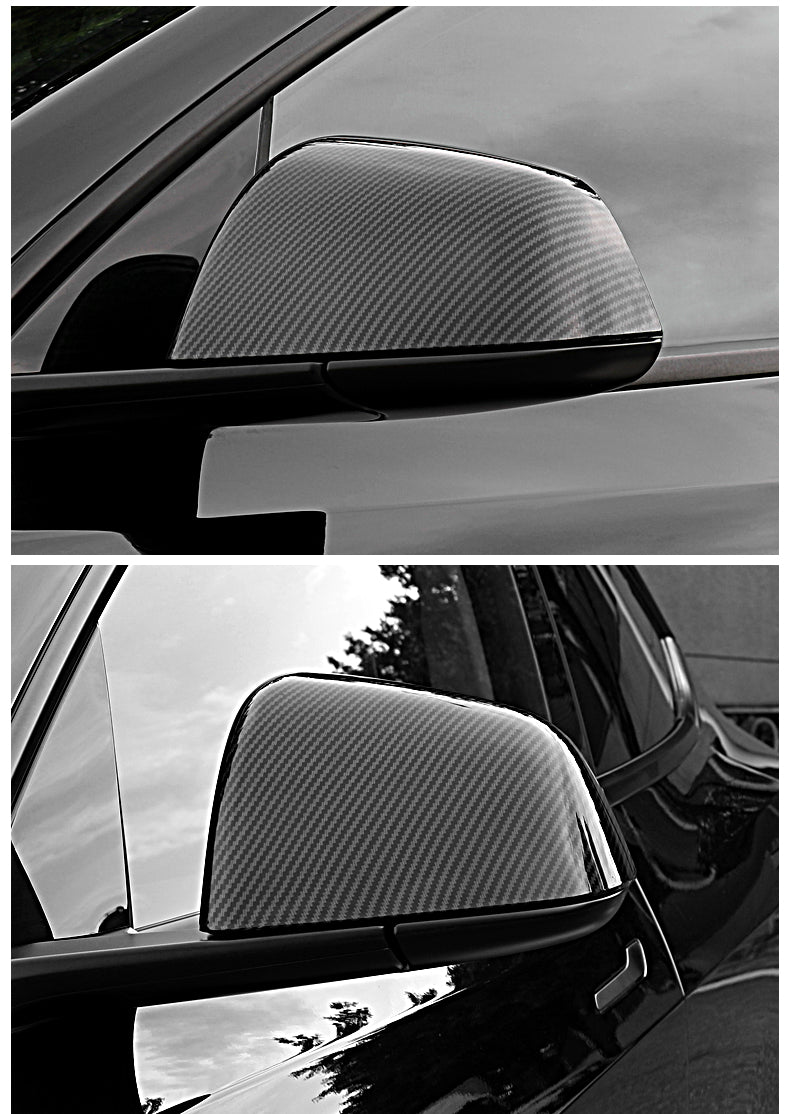 Model Y Carbon Fiber Side Mirror Caps Cover