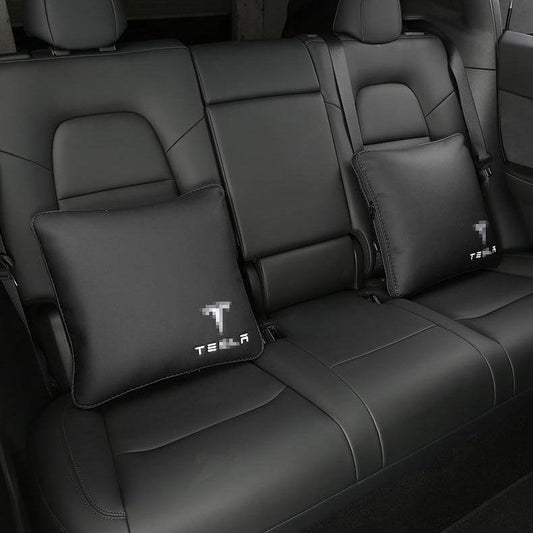 Tesla Throw Pillow & Sleep Quilt Fit For Tesla Owners To Rest In-Car