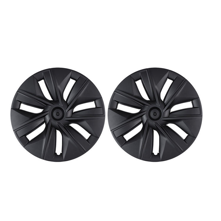 Model Y Hubcaps 19" Full Edge Black Wheel Covers